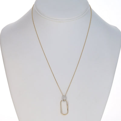 Diamond Pendant Necklace Yellow Gold