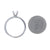 1.08ctw Diamond and Diamond Ring White Gold