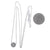 .83ct Diamond and Diamond Diamond Cut Cable Chain Pendant Necklace White Gold