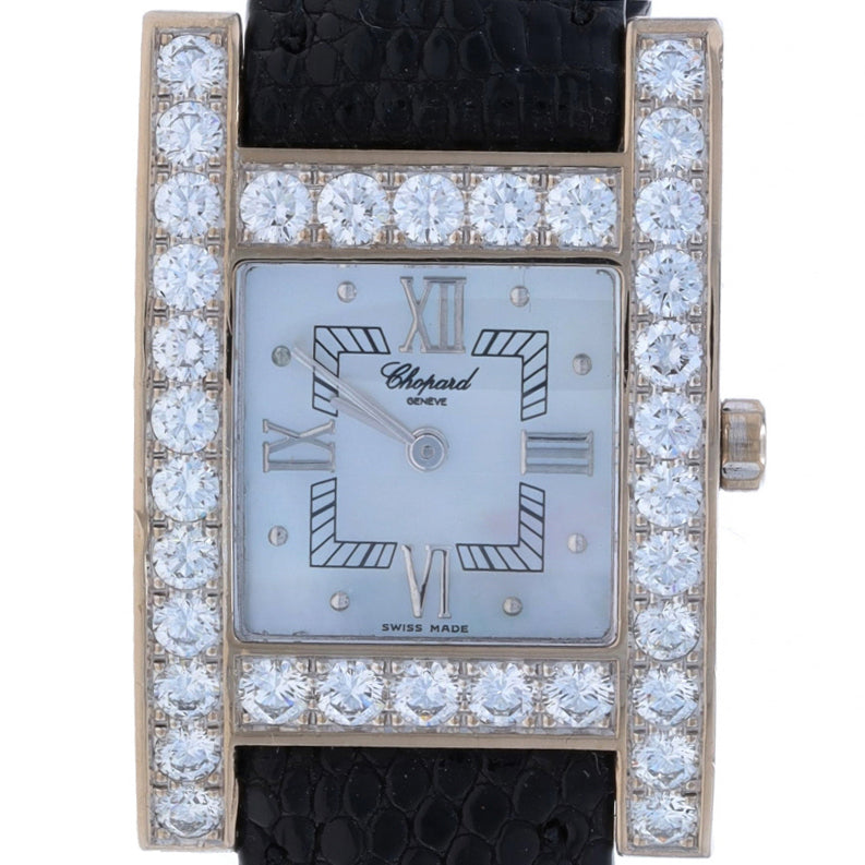 Chopard Your Hour Diamond Watch 4451 13/6621 Gold 18k Quartz 3.40ctw 1Yr Wnty