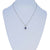 1.98ctw Sapphire and Diamond Pendant Necklace White Gold