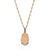 1.23ctw Opal and Diamond Pendant Necklace Yellow Gold