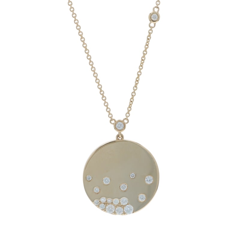 .50ctw Diamond Women's Necklace Yellow Gold