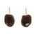 1.50ctw Geode and Diamond Earrings Yellow Gold