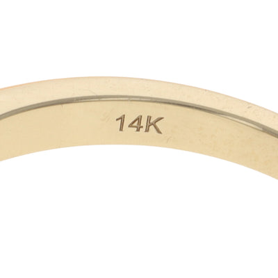 1.95 Amethyst and Diamond Ring Yellow Gold