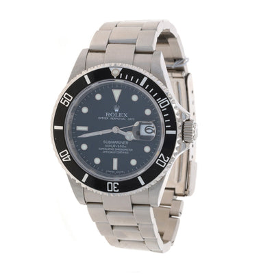 Rolex Oyster Perpetual Submariner Men's Watch 16610 Stainless Steel Automatic