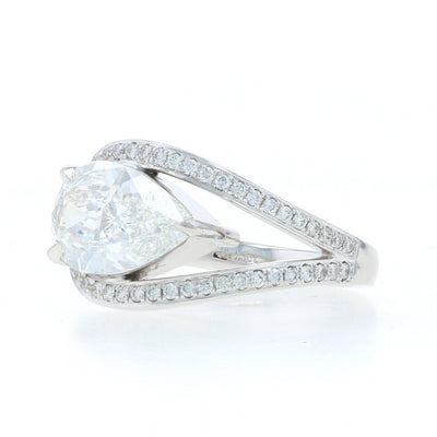 1.79 Diamond and Diamond Ring White Gold