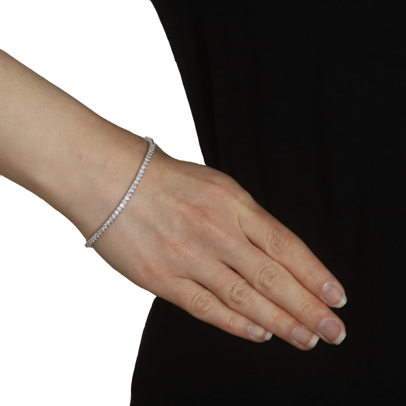 3.50ctw Diamond Bracelet White Gold