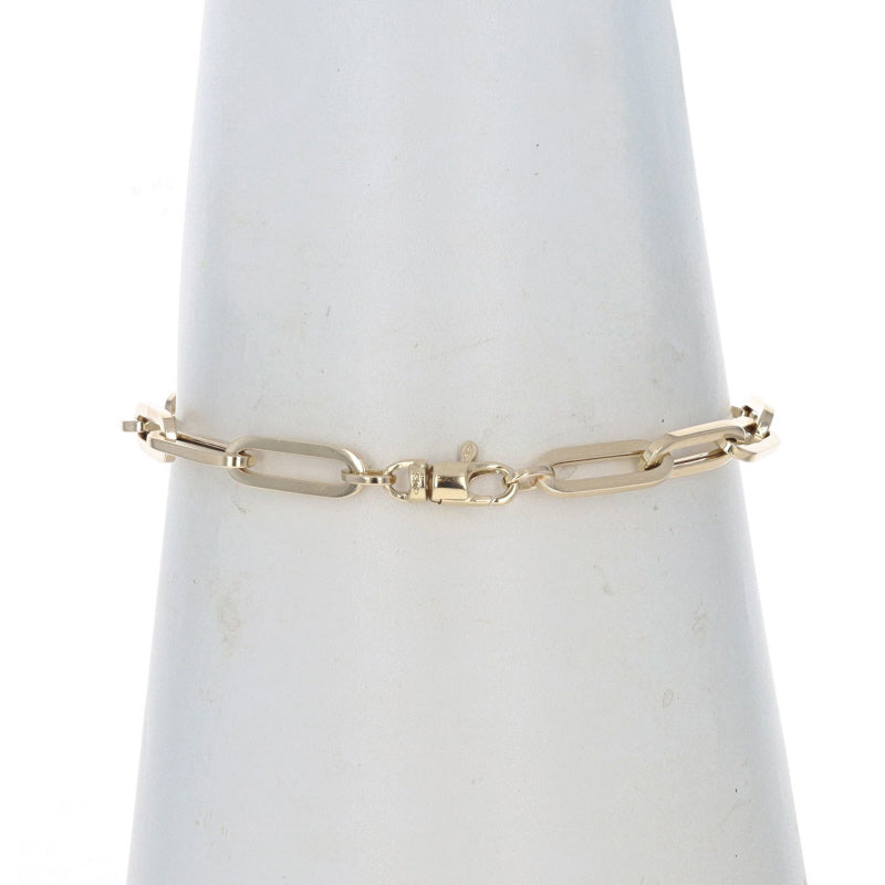 Paperclip Bracelet Yellow Gold