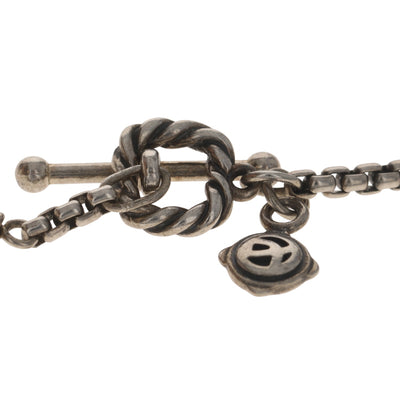 David Yurman Bijoux Quatrefoil Necklace Pearl Station Necklace Sterling Silver