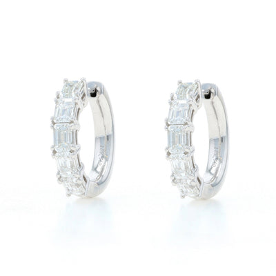 1.84ctw Diamond Earrings White Gold