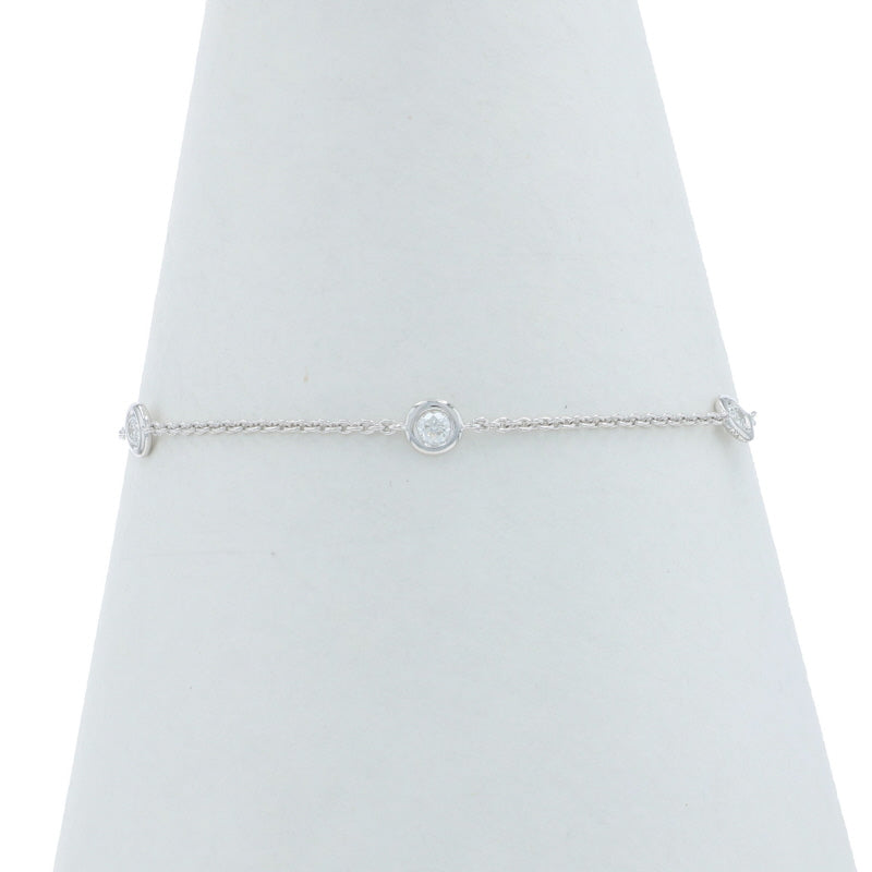 .39ctw Diamond Cable Bracelet White Gold