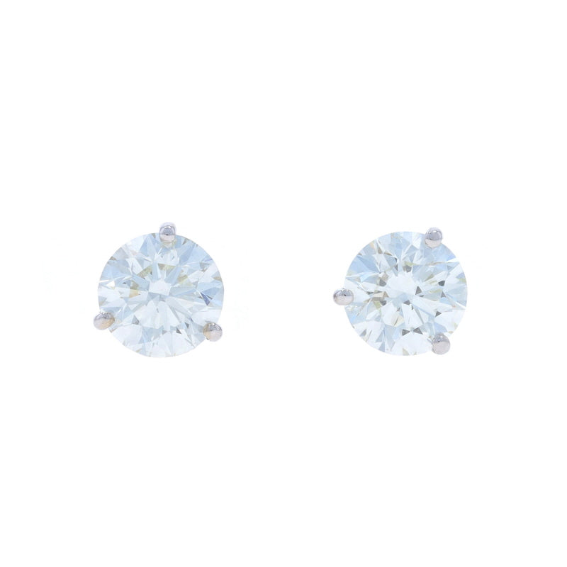 3.02ctw Diamond Earrings White Gold