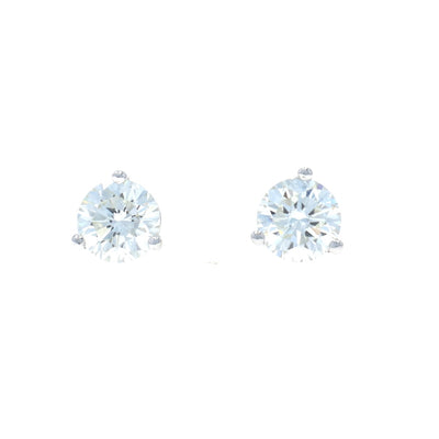 1.00ctw Diamond Earrings White Gold