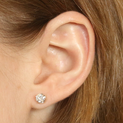 .76ctw Diamond Earrings White Gold