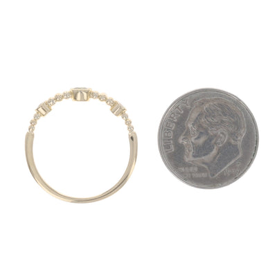 .10ctw Aquamarine Band Yellow Gold