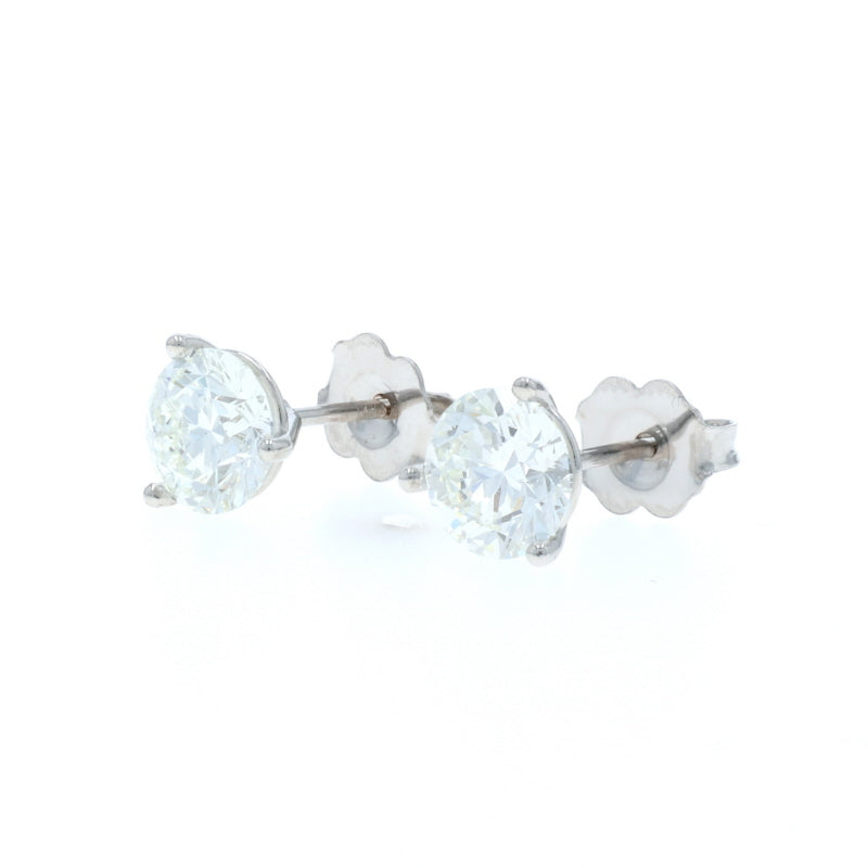 1.82ctw Diamond Earrings White Gold