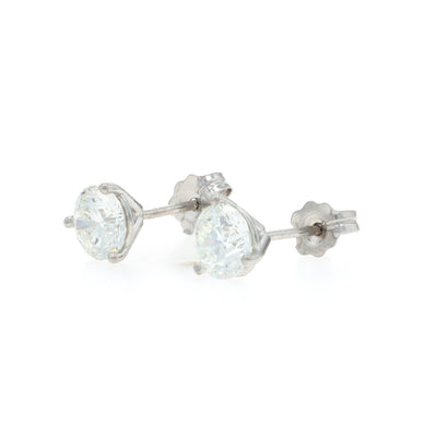 1.40ctw Diamond Earrings White Gold
