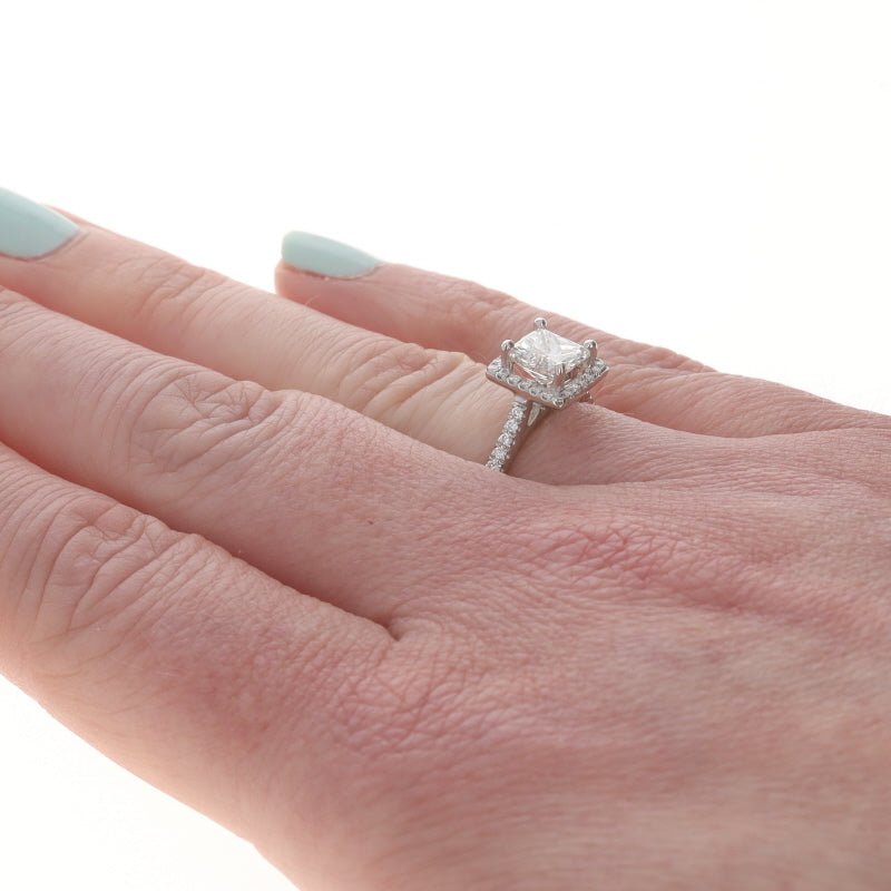 1.35ctw Diamond and Diamond Ring White Gold