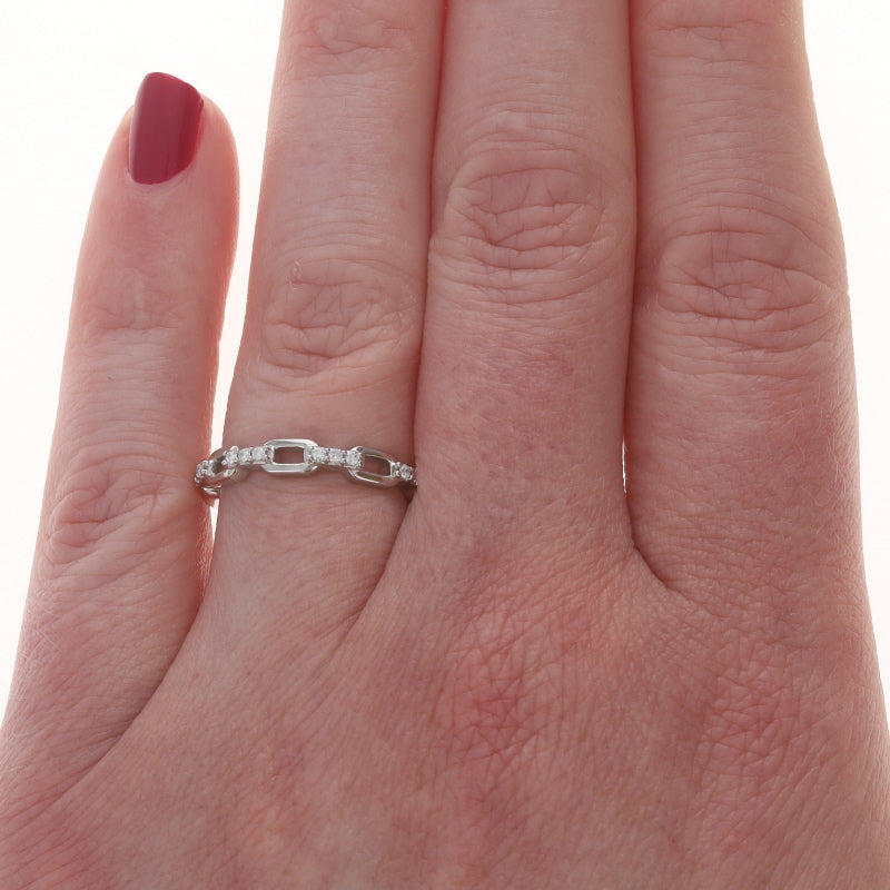 .15ctw Diamond Band White Gold