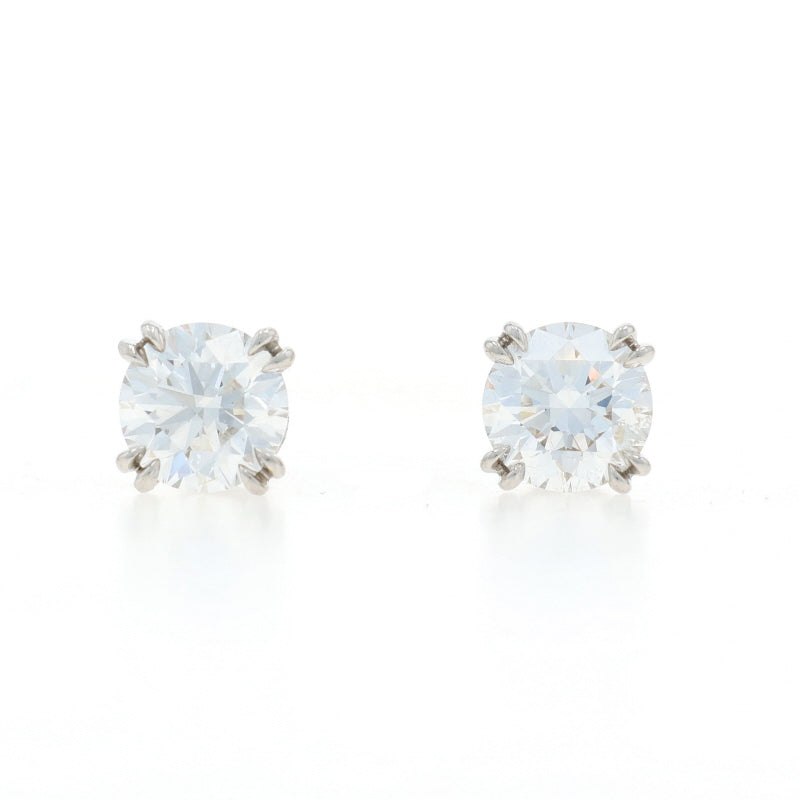 Harry Winston 2.03ctw Diamond Earrings Platinum
