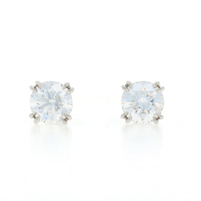 Harry Winston 2.03ctw Diamond Earrings Platinum