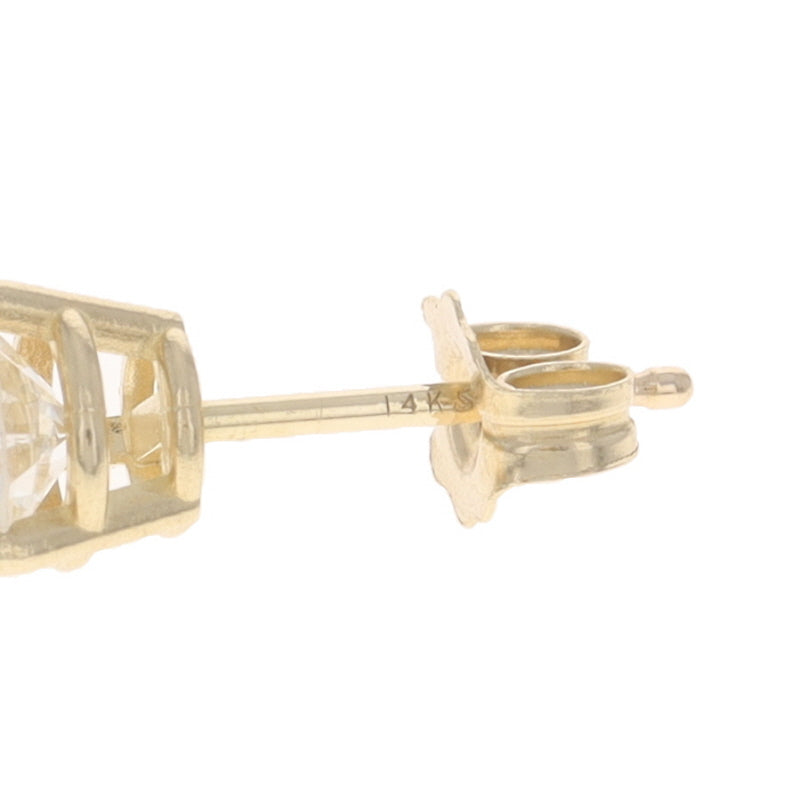 .86ctw Diamond Earrings Yellow Gold