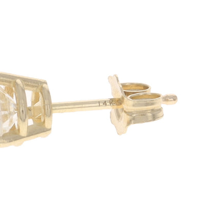 .86ctw Diamond Earrings Yellow Gold