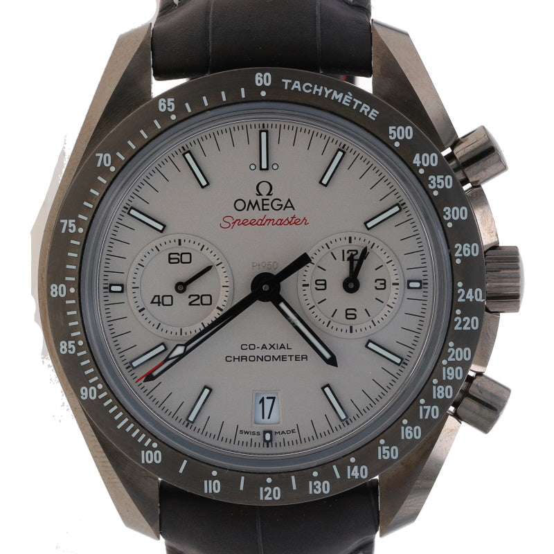 Omega Grey Side of the Moon Speedmaster Men's Watch 311.93.44.51.99.002 Ceramic Automatic