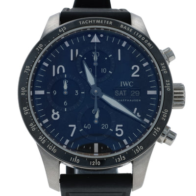 IWC Pilot Chronograph Mens Watch IW388305 Titanium Automatic