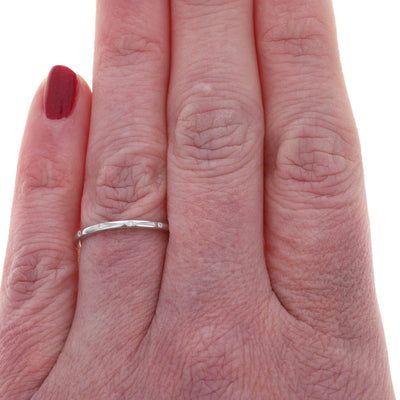 Diamond Band White Gold