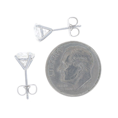 2.02ctw Diamond Women's Earrings White Gold
