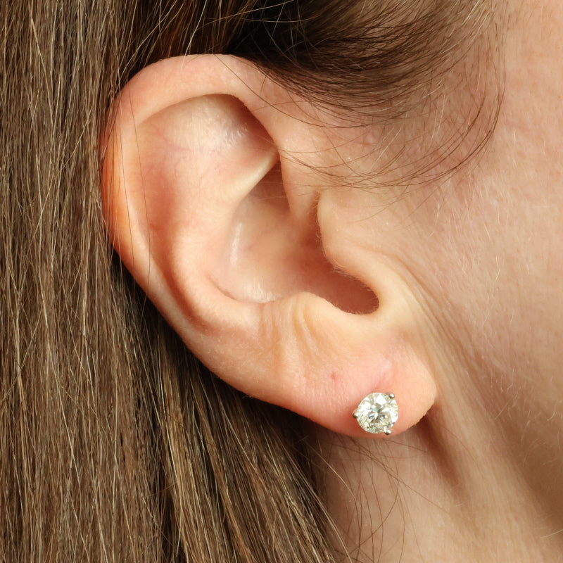 1.80ctw Diamond Earrings White Gold