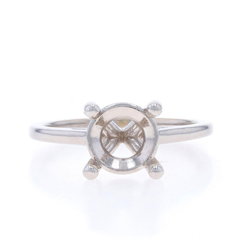 Semi-Mount Ring White Gold