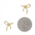 0.29ctw Diamond Earrings Yellow Gold