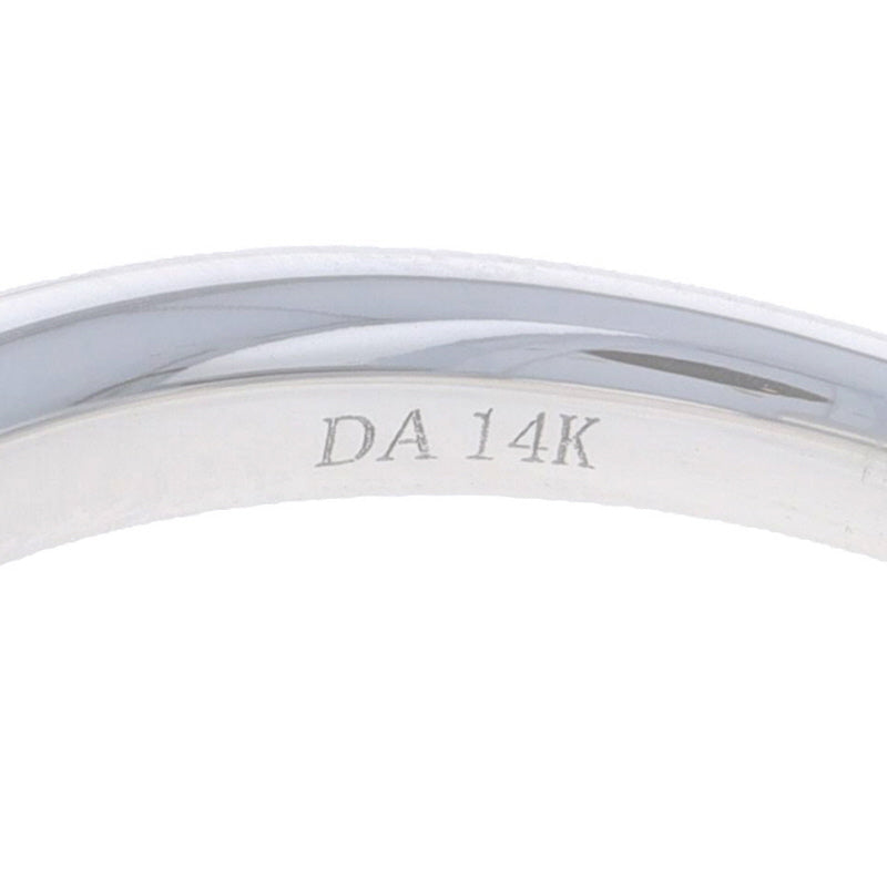 .97ctw Sapphire and Diamond Band White Gold