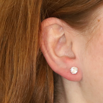 2.41ctw Diamond Earrings White Gold