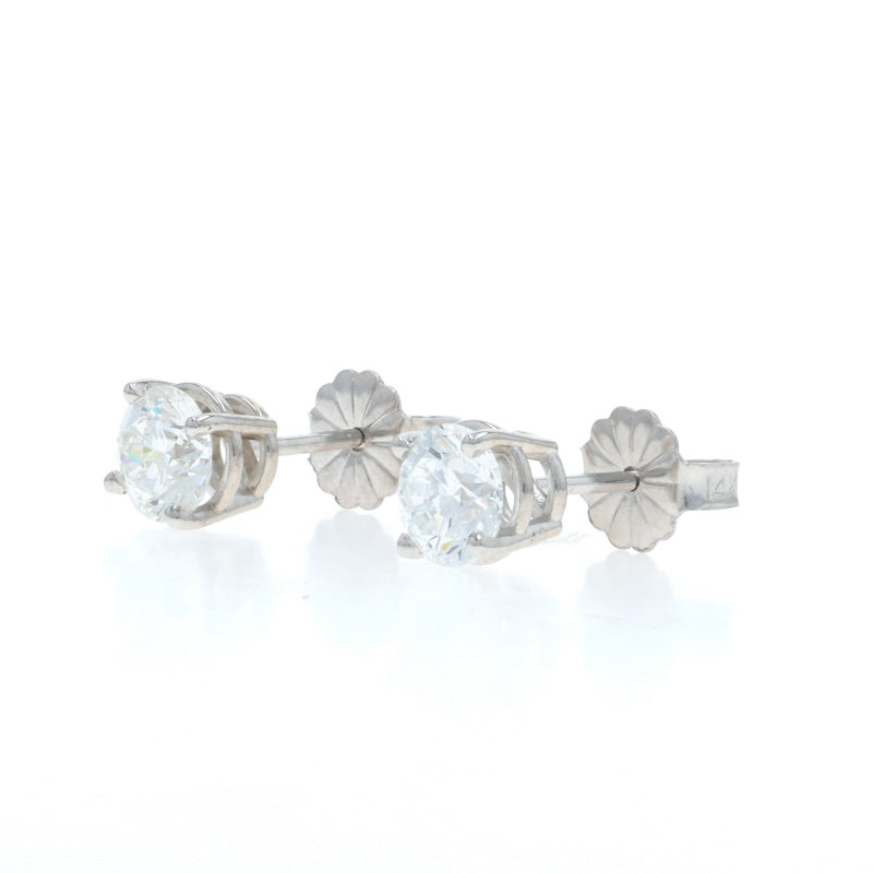 1.10ctw Diamond Earrings White Gold