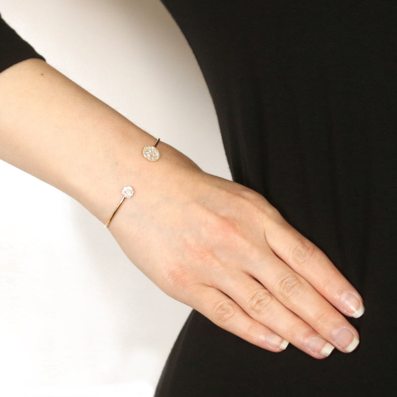 Bassali .36ctw Diamond Bracelet Yellow Gold