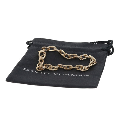 David Yurman Madison Chain Bracelet Size L Men's Fancy Bracelet Yellow Gold