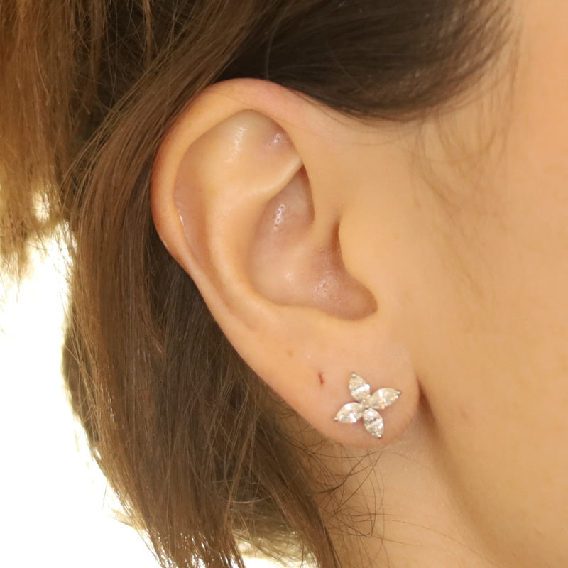 1.28ctw Diamond Earrings White Gold