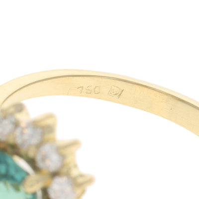 H Stern 2.03ctw Tourmaline and Diamond Ring Yellow Gold