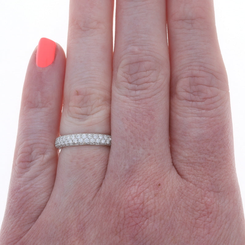 .91ctw Diamond Band White Gold