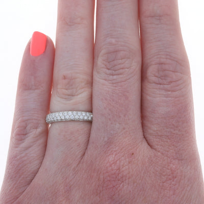 .91ctw Diamond Band White Gold