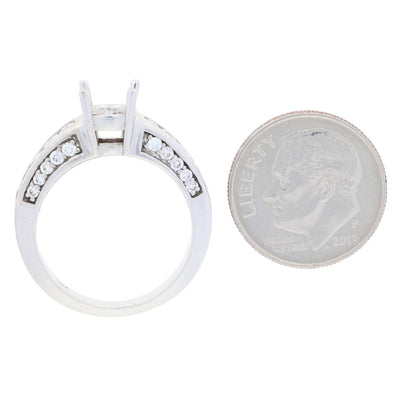 .75ctw N/A and Diamond Ring White Gold