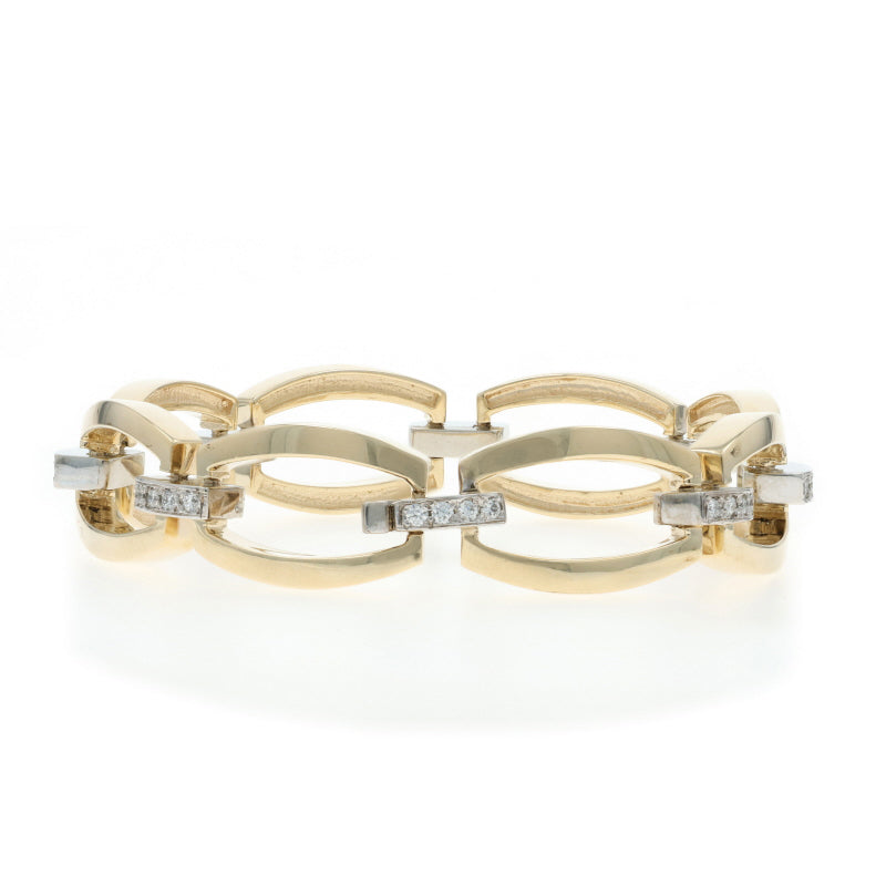 .80ctw Diamond Bracelet Yellow Gold