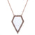 .16ctw Quartz and Diamond Pendant Necklace Rose Gold