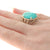 Turquoise Ring Yellow Gold