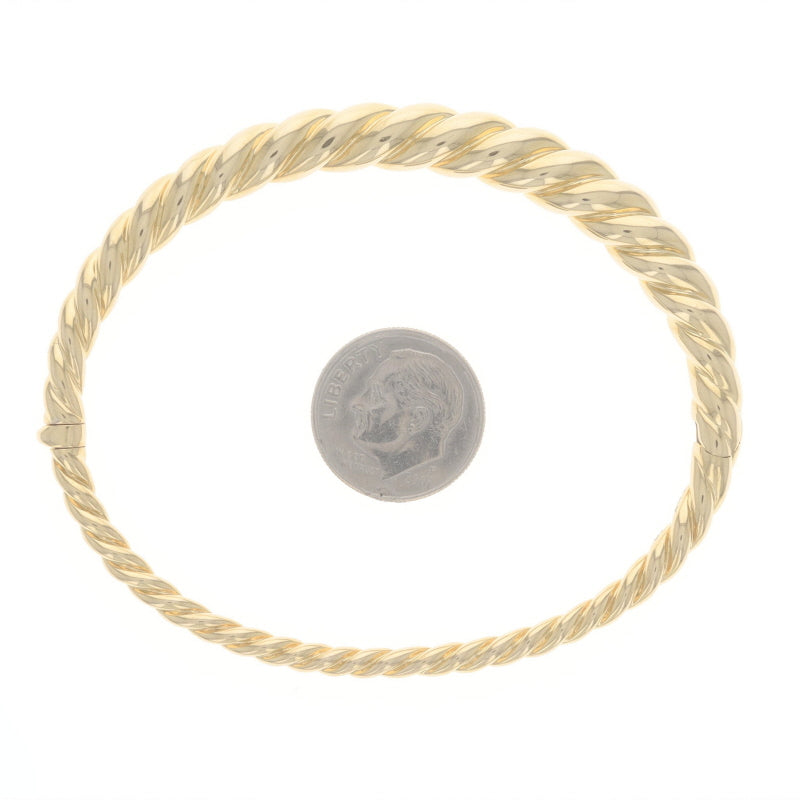 David Yurman Pure Form Cable Bracelet Yellow Gold