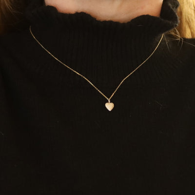 .13ctw Diamond Pendant Necklace Yellow Gold